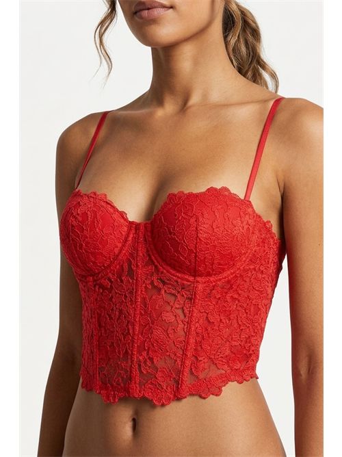 Lace bustier ERMANNO SCERVINO | D482L345EWF81763